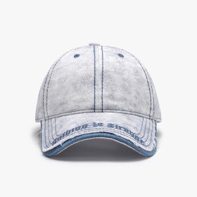Outdoor All-matching Breathable European And American Student Baseball Cap (Option: Gray Blue-Adjustable)