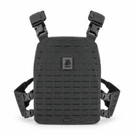 Lightweight Training Vest Carrier with Laser-Cut Panel, Adjustable Fit (Color: Grey)