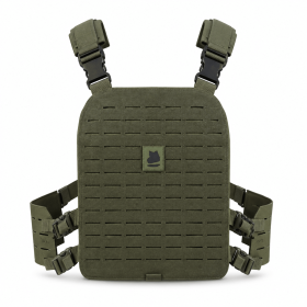 Lightweight Training Vest Carrier with Laser-Cut Panel, Adjustable Fit (Color: OD Green)