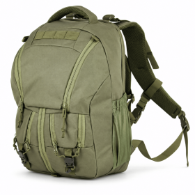 Tactical Backpack for Men, Multi-Compartment Hiking and Travel Daypack (Color: OD Green)