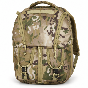 Tactical Backpack for Men, Multi-Compartment Hiking and Travel Daypack (Color: Camo)