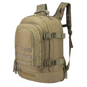 Military Bug Out Bag Expandable Backpack Tactical Daypack With Waist Strap for Outdoor Hiking Hunting (Color: OD Green)