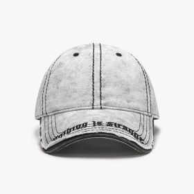 Outdoor All-matching Breathable European And American Student Baseball Cap (Option: Black-Adjustable)